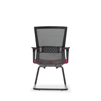 Chaise de bureau moderne en maille respirante pour personnel, avec dossier ergonomique pour le confort en position assise prolongée, idéale pour les salles de conférence