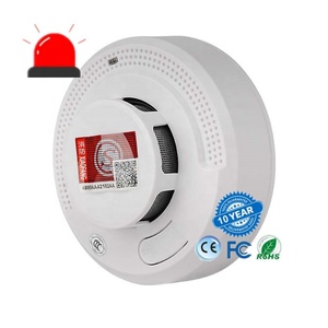 Detector de Humo Inteligente Mini con Certificación CE, RoHS y FCC, Batería de 10 Años, Alarma de Incendio Convencional Interconectada para el Hogar - Product Image 1