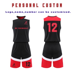Jersey basket cepat kering bersirkulasi baru desain uniseks seragam latihan basket dewasa Teknik sublimasi - Product Image 2