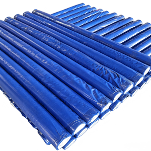 Bâche enroulable en PE/PVC imperméable 20 x 20 m, bleue, personnalisée, pour poulaillers et porcheries, fabriquée en Chine - Product Image 1
