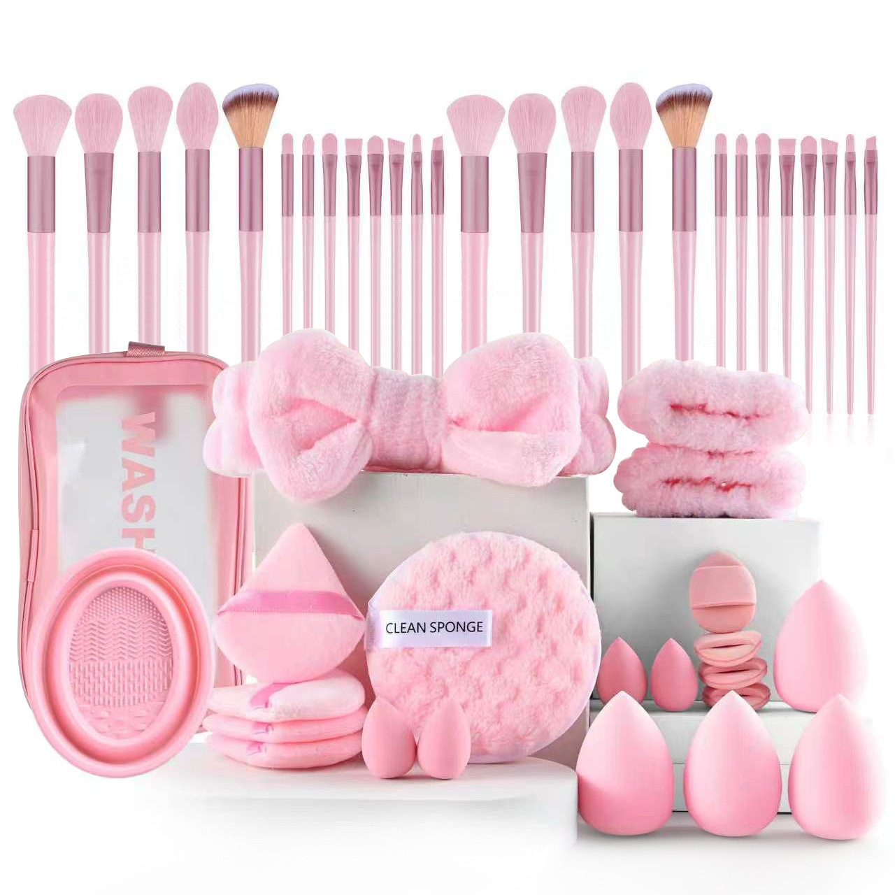 48 pcs pink set