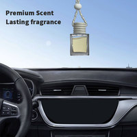 Accessoires de voiture personnalisés avec couvercle en bois désodorisants de voiture suspendus fleur parfum huile essentielle diffuseur de parfum de voiture mini
