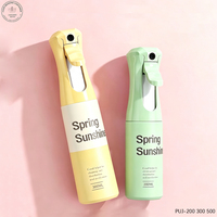 Bouteille pulvérisateur en PET OEM ODM 200ml 300ml 500ml à pulvérisation continue, couleur personnalisée, pulvérisation fine en 8-10 secondes pour le nettoyage et les soins personnels