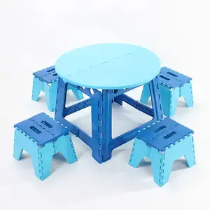 Wholesale picnic set cheap folding plastic tables and chairs set for kids