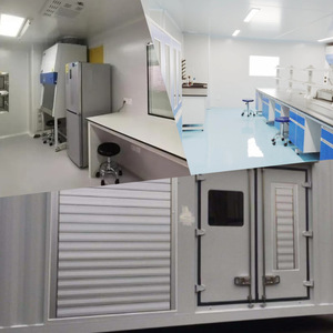 Meubles de laboratoire, plan de travail en acier inoxydable, design industriel pour usage scolaire et commercial - Product Image 2