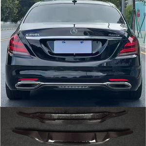 Para Ben 2019-2020 S450 S650 W222 Lci, Labio de Parachoques Trasero de Fibra de Carbono Seca Estilo <span class=keywords><strong>Insa</strong></span>, Kit de Carrocería de Carbono W222, Accesorios de Tuning - Product Image 1