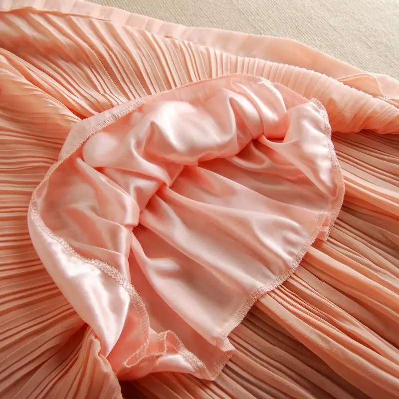 Шифоновое платье с принтом, ткань из полиэстера