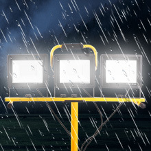 Projecteur LED sur trépied étanche 70W à 3 têtes, 110V/220V, avec cordon d'alimentation de 5M - Product Image 6