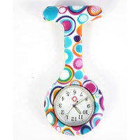 Nouveau Silicone Médical Infirmière Broche Pendentif D'allaitement Funky Conceptions Tunique Fob Montre