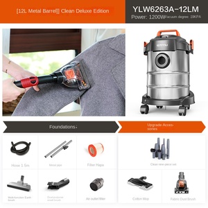YLW6263A Aspirapolvere a Bidone da 1200W a Tripla Funzione per Secco, Umido e Soffiaggio - Product Image 2