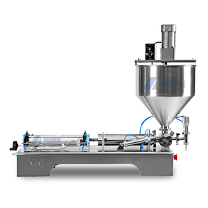 Máquina Llenadora Neumática de Pistón para Líquidos, Pastas, Mermeladas, Mantequilla de Maní y Anacardos, de 100-1000 ml, con Cinta Transportadora - Product Image 2