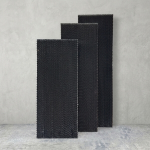 Heavy Duty 1800x600x150mm Black Evaporative <b>Cooling</b> <b>Pad</b> High Absorption Cellulose Panel Factory Procurement - Product Image 1