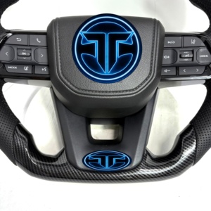 Volante de Cuero para <span class=keywords><strong>Toyota</strong></span> Prado Land Cruiser Camry Corolla <span class=keywords><strong>GR</strong></span> LC300 LC250 LC200 LC105 LC79 LC70 LC76 N70 N80 - Product Image 5