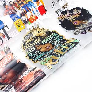 Transferts thermiques de dessins animés de haute qualité, imperméables et lavables, pour impression par transfert sur t-shirts et casquettes, vente en gros pour usines. - Product Image 3