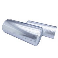 Feuille d'isolation thermique en aluminium à bulles légère et facile à installer, écologique et ignifuge pour toiture et plafond