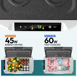 Refrigerador EUHOMY de 12V y 22QT, Enfriador con Compresor, Control por Aplicación, Nevera Portátil para Auto, 12V 24V DC 100-240V AC - Product Image 5