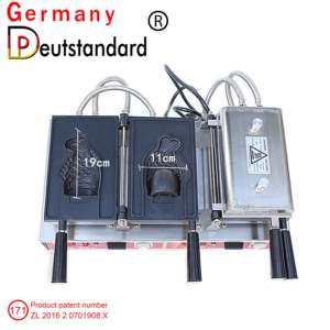 Máquina Comercial para Taiyaki con Termostato Alemán y Tubo de Calentamiento Estadounidense, Máquina para Hacer Waffles de Pescado, Máquina para Helado Frito de Pescado Rojo - Product Image 5