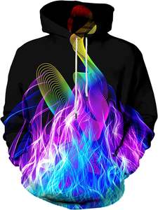 Ingrosso Fitspi Unisex 3d stampa novità <span class=keywords><strong>felpe</strong></span> con cappuccio da uomo donna felpa con tasche Casual con cappuccio Top Dropshipping - Product Image 5