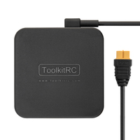 Adaptador de Corriente AC/DC ToolkitRC ADP100, Fuente de Alimentación de 100W 20V 5A con Puerto de Salida XT60, Entrada AC 100-240V para Drones FPV, Piezas de Cargador Inteligente