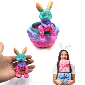 Nuevo transfronterizo para <span class=keywords><strong>Amazon</strong></span> Huevo <span class=keywords><strong>de</strong></span> Pascua impreso en 3D Conejo móvil Decoraciones <span class=keywords><strong>de</strong></span> plástico <span class=keywords><strong>de</strong></span> mano <span class=keywords><strong>de</strong></span> moda inspiradas en Frozen - Product Image 2