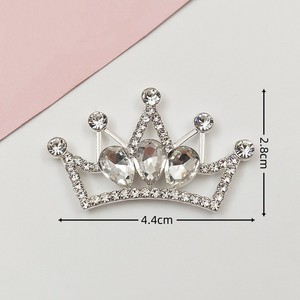 Decorazioni Metalliche di Lusso con Diamanti Artificiali Bianchi e Rosa per Cover Telefono, Accessori Creativi Fai-da-Te per Fermagli per Capelli - Product Image 4