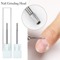 3/32 \ "Machine à lime à ongles électrique sécurité diamant forets à ongles carbure de tungstène outil de suppression de cuticules pour nettoyer les cuticules