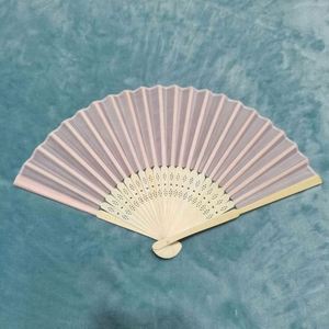Wholesale Cheap Carved Love Design 21Cm Bamboo <b>Folding</b> Hand Fan for Wedding Promotional Gift - Product Image 3