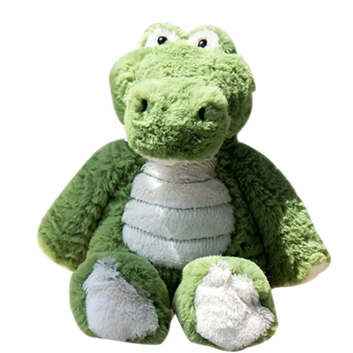 Green stuffed plush animal toy Alligator Fluffy Plushie super cute Alligator plush toy soft baby toy animal wholesaler OEM