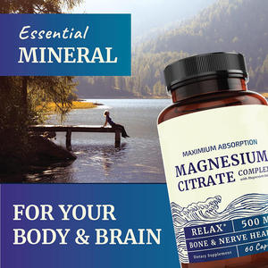 <span class=keywords><strong>Magnesium</strong></span> Sitrat Kompleksi 500 MG Kemik ve Sinir Sağlığını Rahatlatır 60 Kapsül Besin Takviyesi - Product Image 5