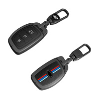 Housse de clé pour Hyundai Elantra, avec porte-clés compatible avec Hyundai Elantra Ioniq Sonata Tucson Elantra GT 2021 2020 2019