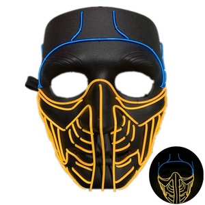 2019 <span class=keywords><strong>Amazon</strong></span> Venta caliente DJ luz máscara <span class=keywords><strong>de</strong></span> <span class=keywords><strong>Halloween</strong></span> - Product Image 1