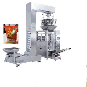 Multi-Funktion automatische Vibration Wiege-Befüllpulver Granulat Getreide Salz Zucker Reisbeutel Packmaschine für 10-999G