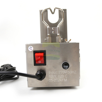 Coupeur de queue de cochon électrique vétérinaire en acier inoxydable Machine de découpe de queue automatique de porcelet Pince électrique Tondeuses d'amarrage