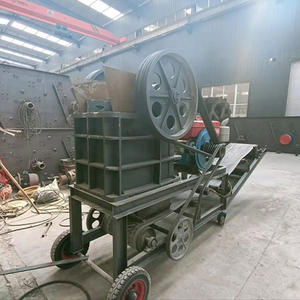 Mini concasseur de roche portable à succès en Chine, petite installation de concassage à mâchoires pour agrégats de pierre 2-6tph, moteur diesel, boîte de vitesses - Product Image 6