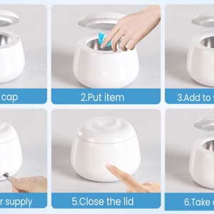 Limpiador Dental Ultrasónico Doméstico Impermeable al por Mayor con Cuatro Lámparas UV para Limpieza Profunda de Dentaduras Postizas, Aparatos Ortodóncicos y Retenedores - Product Image 6