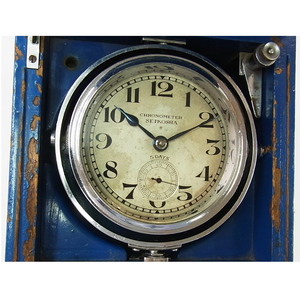 Manual Winding Japanese Marine Quartz SEIKOSHA Ship Clock for Maintaining Ship Movement Level - Product Image 1