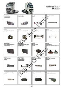 82074819 82074997 <span class=keywords><strong>accessoires</strong></span> de lampe frontale pour <span class=keywords><strong>Volvo</strong></span> <span class=keywords><strong>FH</strong></span> FM Version 3 pièces de carrosserie de rechange de camion - Product Image 4