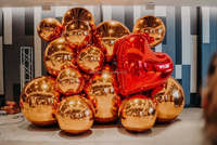 Ballon Géant Gonflable Populaire pour la Saint-Valentin 2026, Décoration de Fête, Ballon Miroir Imprimé UV, Étanche