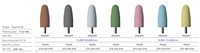 Polisseuse à ongles en silicone professionnelle avec forets de manucure pédicure à grande vitesse 40000 tr/min et 35000 tr/min tête de perceuse à ongles