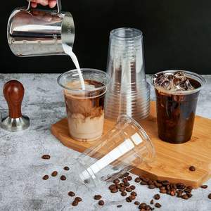 Vaso de Plástico PET Desechable para Jugo con Tapa y Logotipo Personalizado - Product Image 3