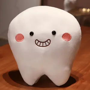 Adorabile cuscino a forma di dente morbido per il giocattolo della clinica odontoiatrica come regalo del dentista