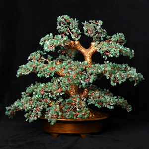 Hot Sale High Quality Stones and Crystals Craft <b>Hand</b> Made Crystal Money Tree Crystal Decoration - Product Image 2