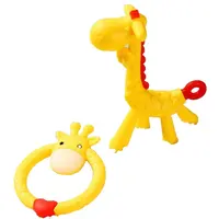 Hochwertige Lebensmittel qualität Sophie The Giraffe Sensory Crochet Beißring mit Schnuller clip