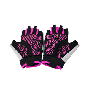 Luvas de Ginástica para Ciclismo ao Ar Livre, Respirável, Antiderrapante, Meio Dedo, Microfibra, Fitness - Product Image 4