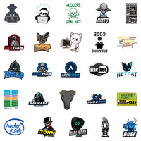 50 autocollants de programmation geek, hacker, développement, langage JAVA, pour ordinateur portable, bouteille d'eau, bagages, skateboard, imperméables, bricolage