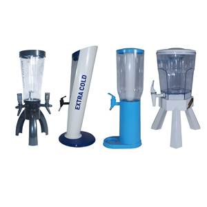 Dispensador de jugo de bebida de vino desmontable de mesa de plástico de 1.5L Torre de cerveza para cinturón de grano Genesee Great Basin Hale's Ales - Product Image 5