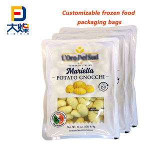 Bolsa de plástico personalizada para envasado de alimentos congelados, masa para galletas, <span class=keywords><strong>kebab</strong></span>, bocadillos, croquetas de pollo, bolsa impresa para alimentos - Product Image 2