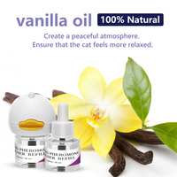 Kit de démarrage Optimum de 60 jours pour chats apaisants, diffuseur de phéromones de 48 ml avec huile de vanille, aide à réduire les signes de stress chez les chatons