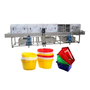 Industrial Tray Washer Turnover Box Washer Automatic Beer Basket Cleaning Line