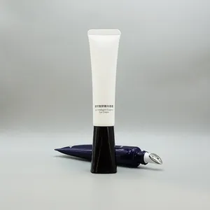 Aplicador tubo de crema para los ojos tubo de plástico cosmético masaje tubo de crema para los ojos embalaje para las ojeras